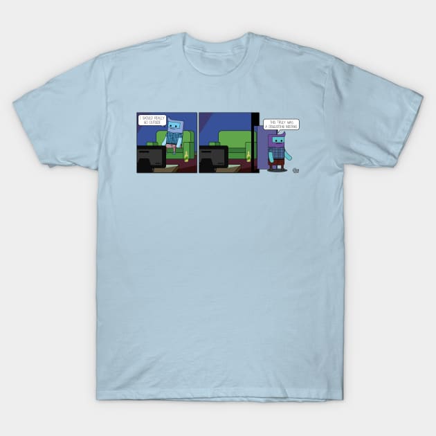 I Should Really Go Outside T-Shirt by JoelSimpsonDesign